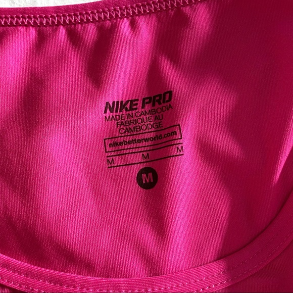 Pink Nike Dryfit Long Sleeve Top - Picture 3 of 4